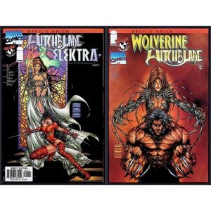 Marvel Top Cow Comic Lot Devil's Reign Wolverine Witchblade Elektra #1 1997